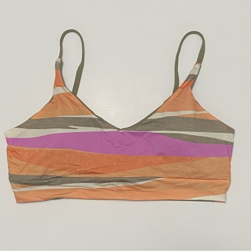NWT prAna Willow Reversible Bikini Top‎ in Waves